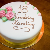 Cukiernia Madej Sosnowiec - tort okolicznościowy 18 urodziny - tort na osiemnastkę