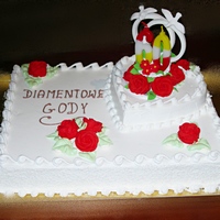 Cukiernia Madej Sosnowiec - tort w kształcie prostokąta