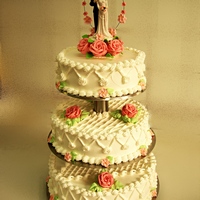 Cukiernia Madej Sosnowiec - piętrowy tort na wesele